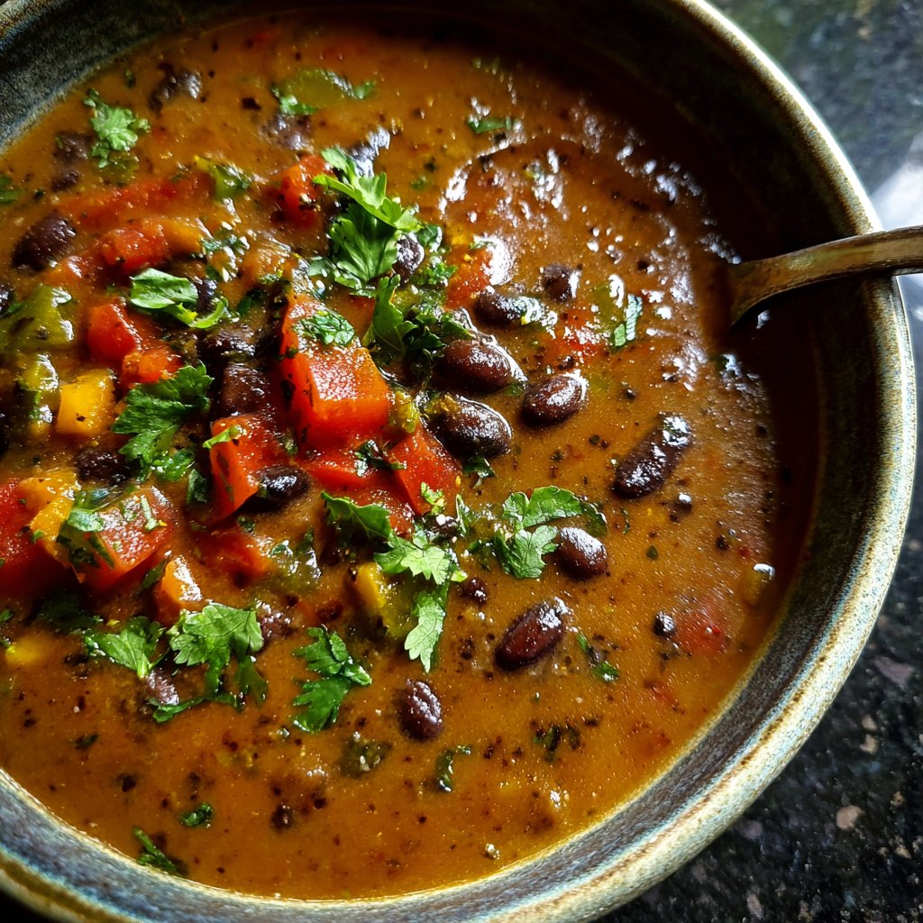 Jamaican Black Bean Soup