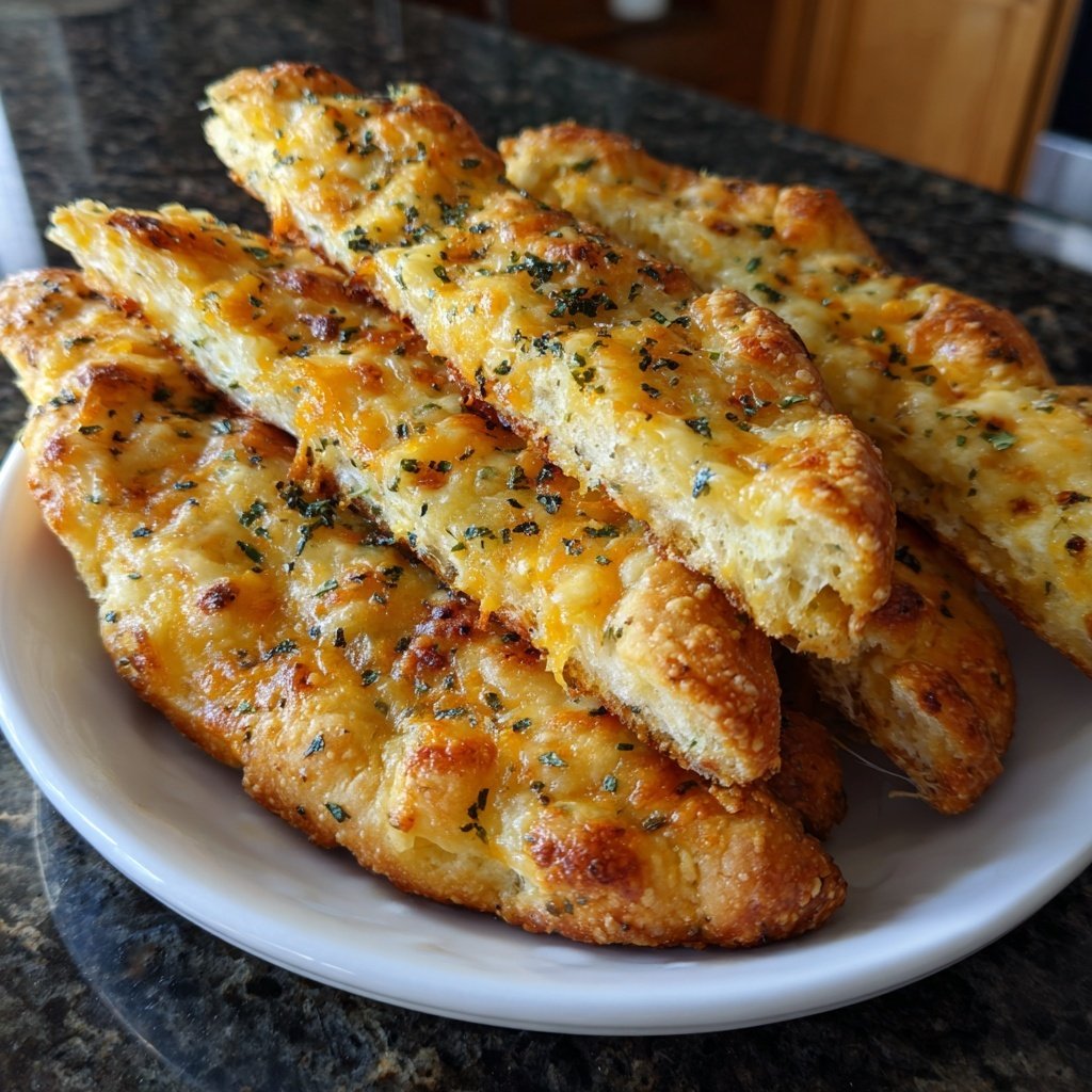 Super Bowl Cheesy Breadsticks