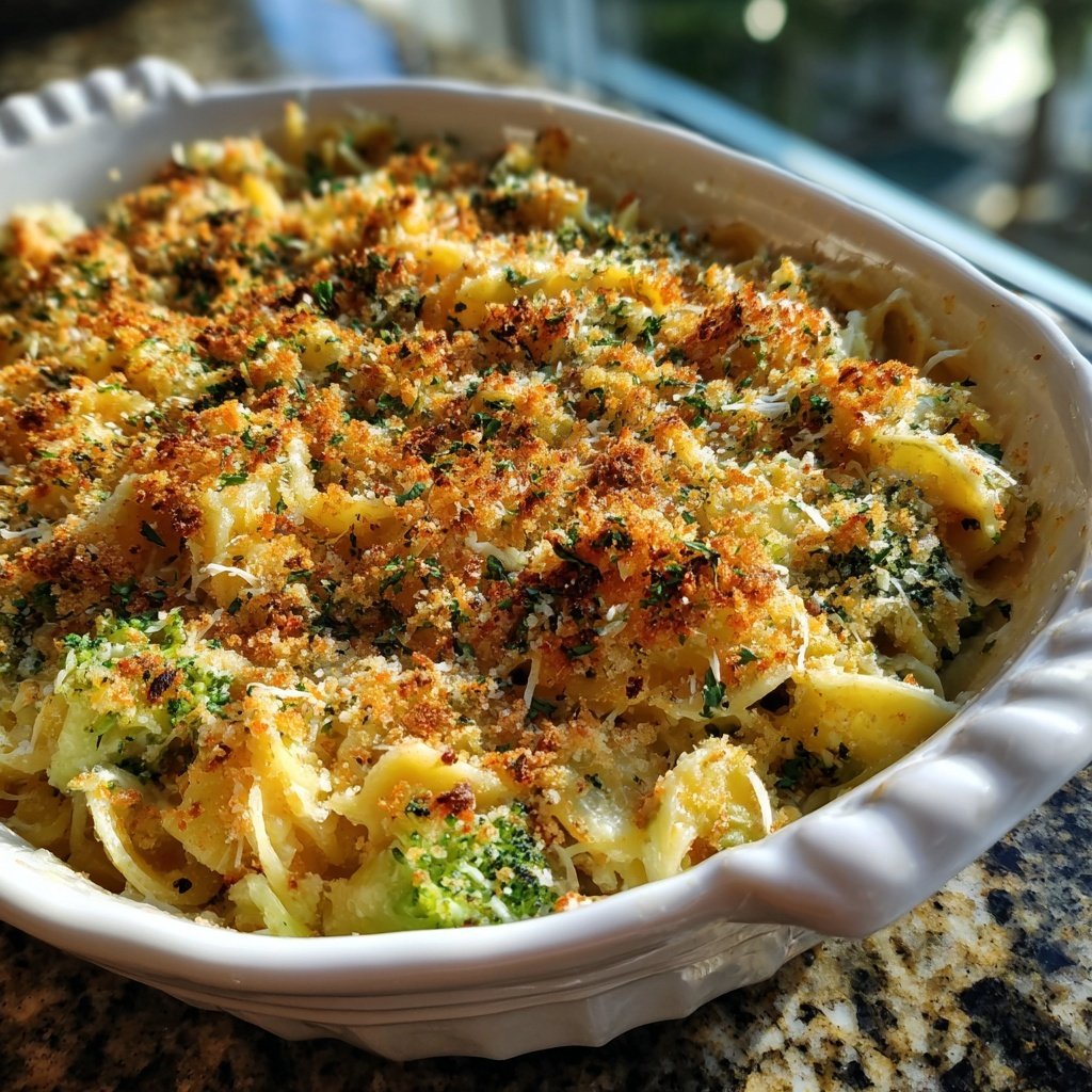 Sunday Creamy Broccoli Pasta Bake