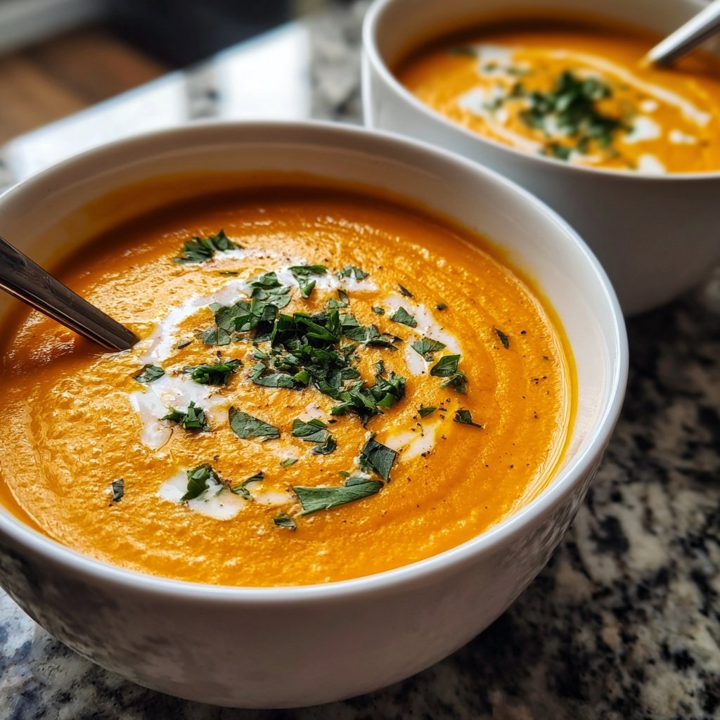 Creamy Carrot Ginger Soup