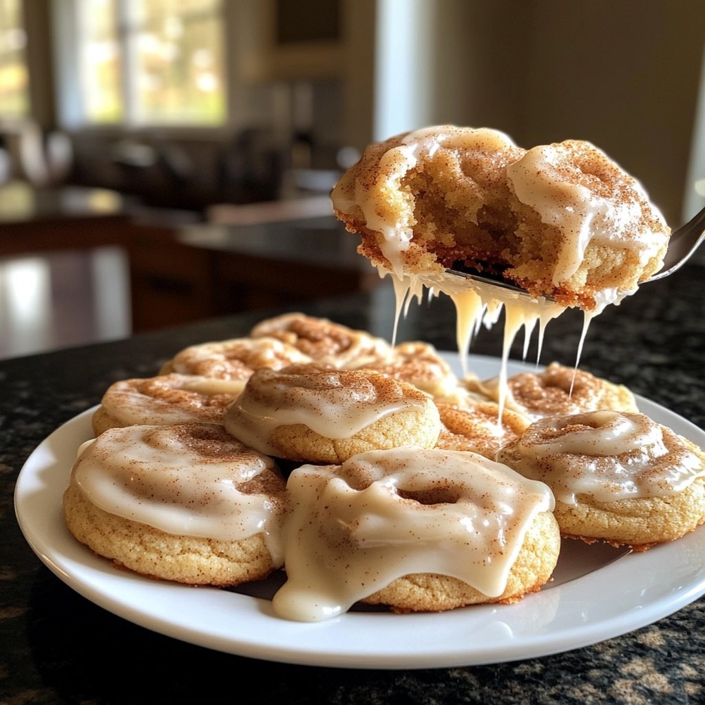 Soft and Chewy Cinnamon Roll Sugar Cookies