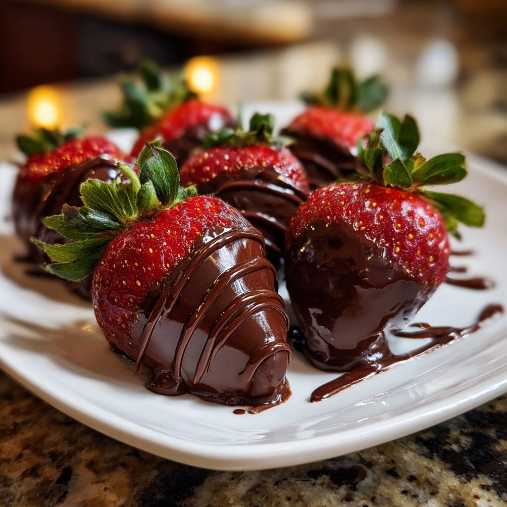 Valentine Chocolate Strawberries