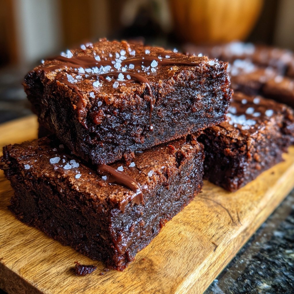 Sourdough Discard Brownies With Cocoa