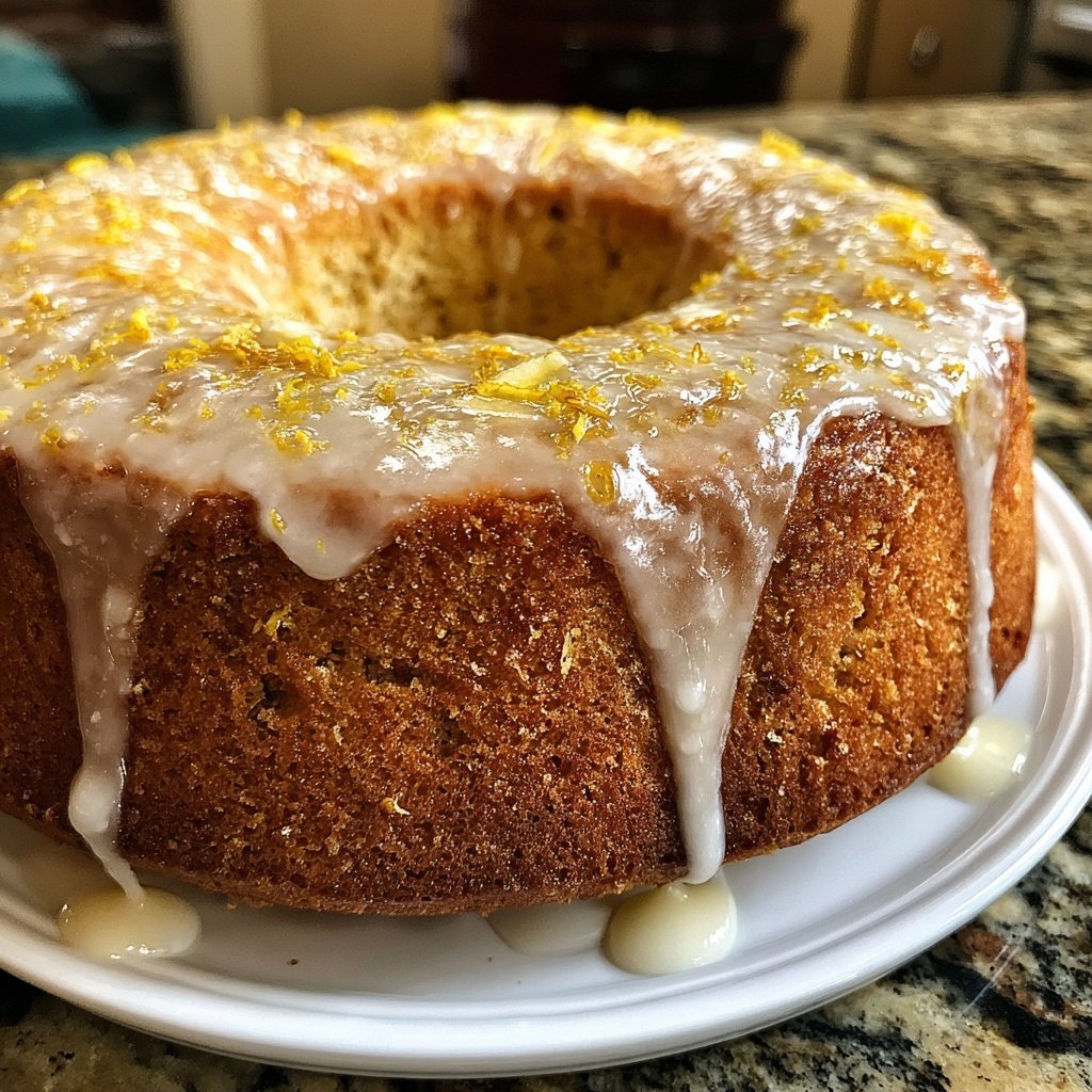 Limoncello Cake With Lemon Glaze