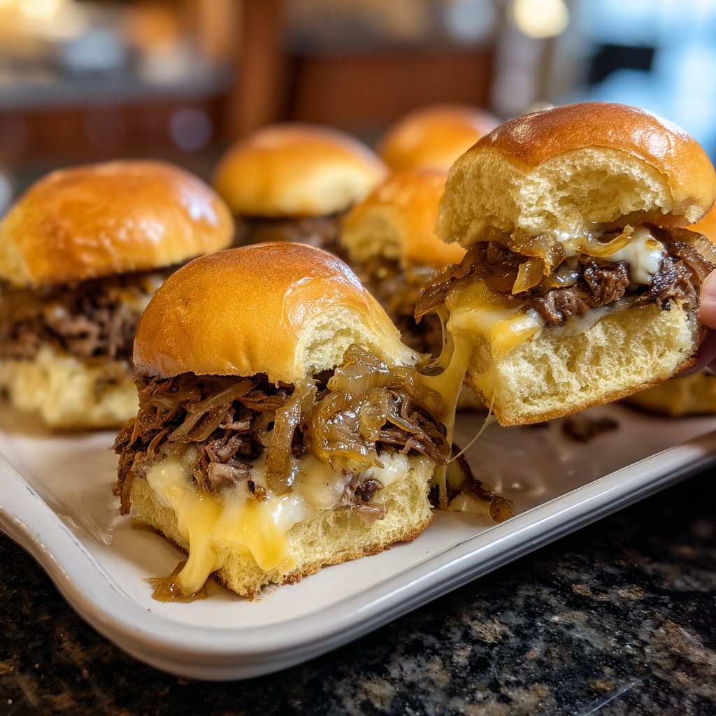 Sliders with Caramelized Onions