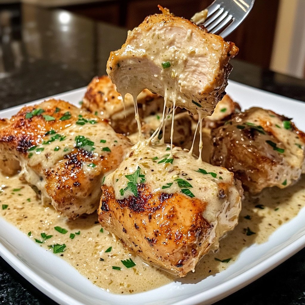 Easy Slow Cooker Garlic Parmesan Chicken