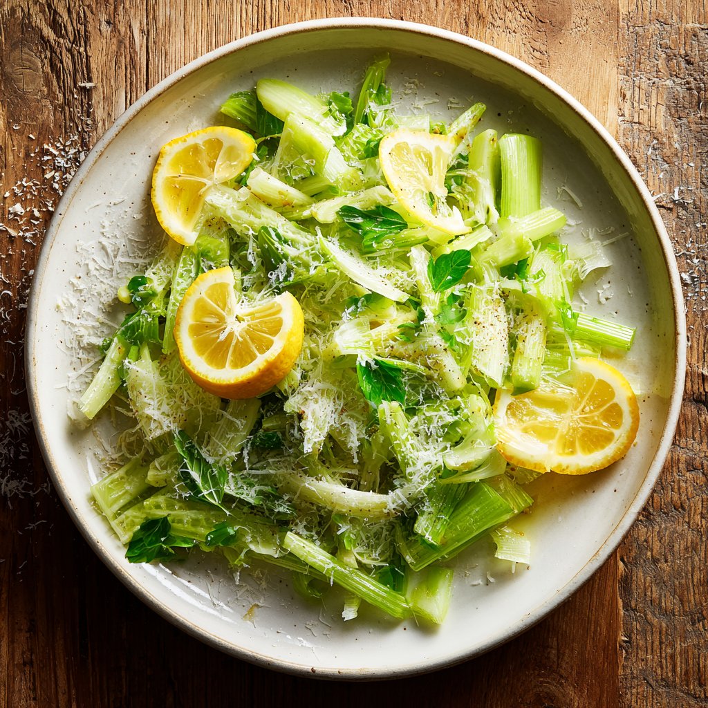 Celery Salad With Parmesan And Lemon