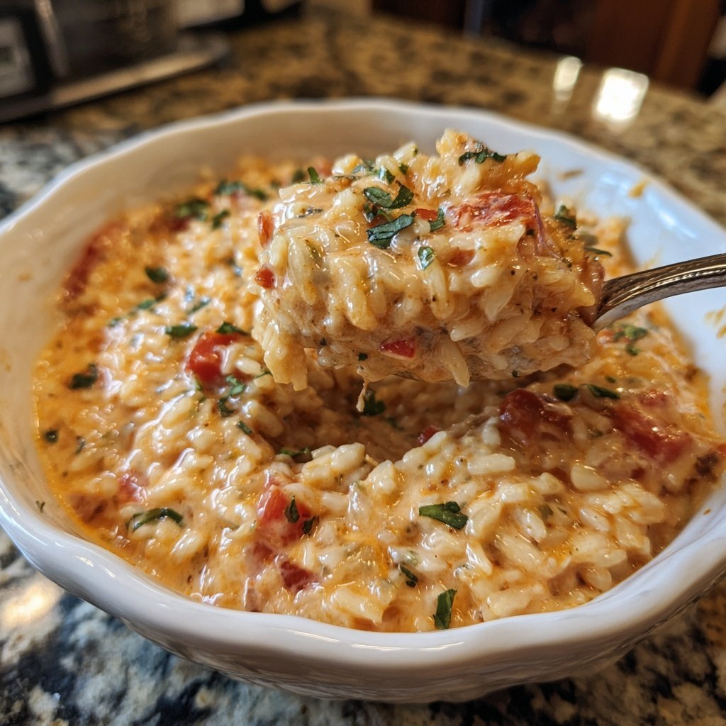 Creamy Tomato Basil Rice