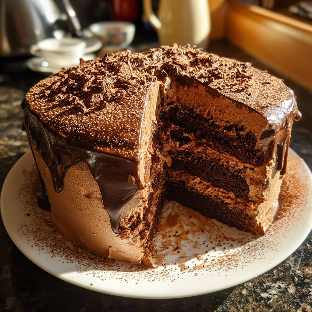 Chocolate Cake With Dark Cocoa